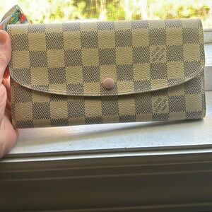 Authentic Louis Vuitton damier azul wallet